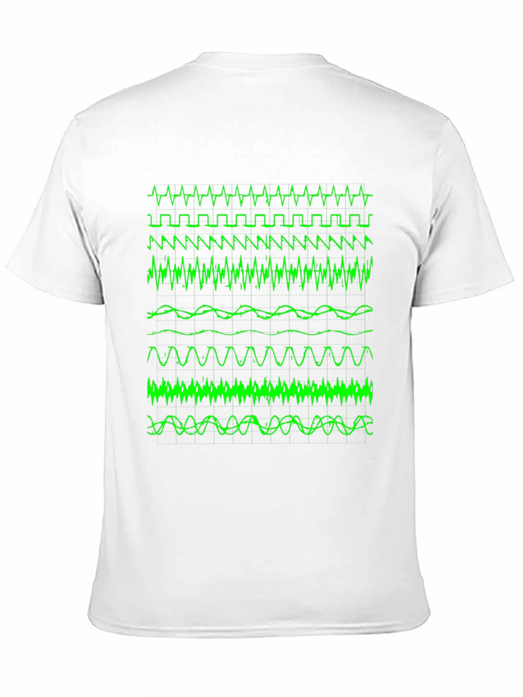 Oscilloscope Waveform Graphic Tee - Geek Chic