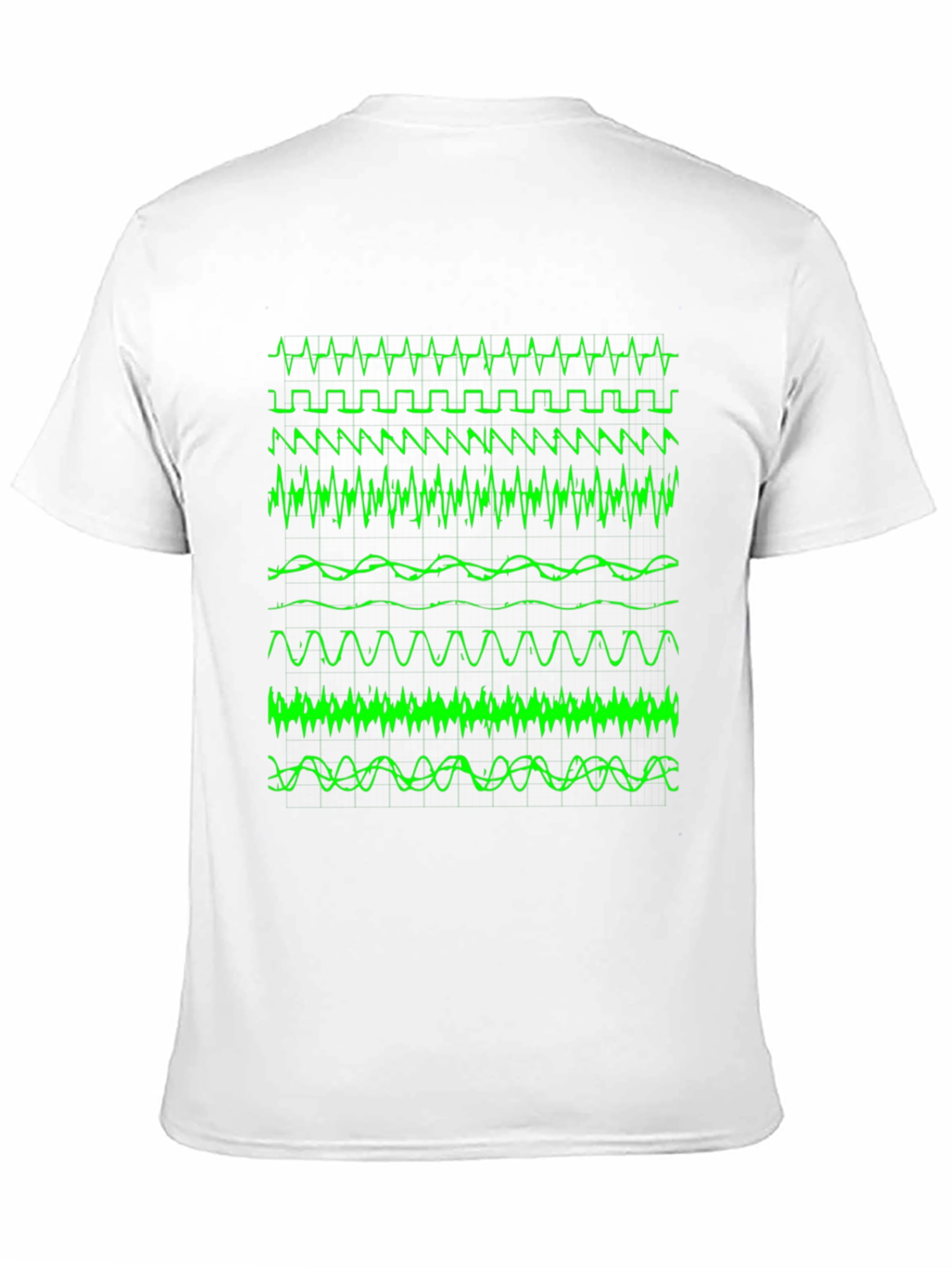 Oscilloscope Waveform Graphic Tee - Geek Chic
