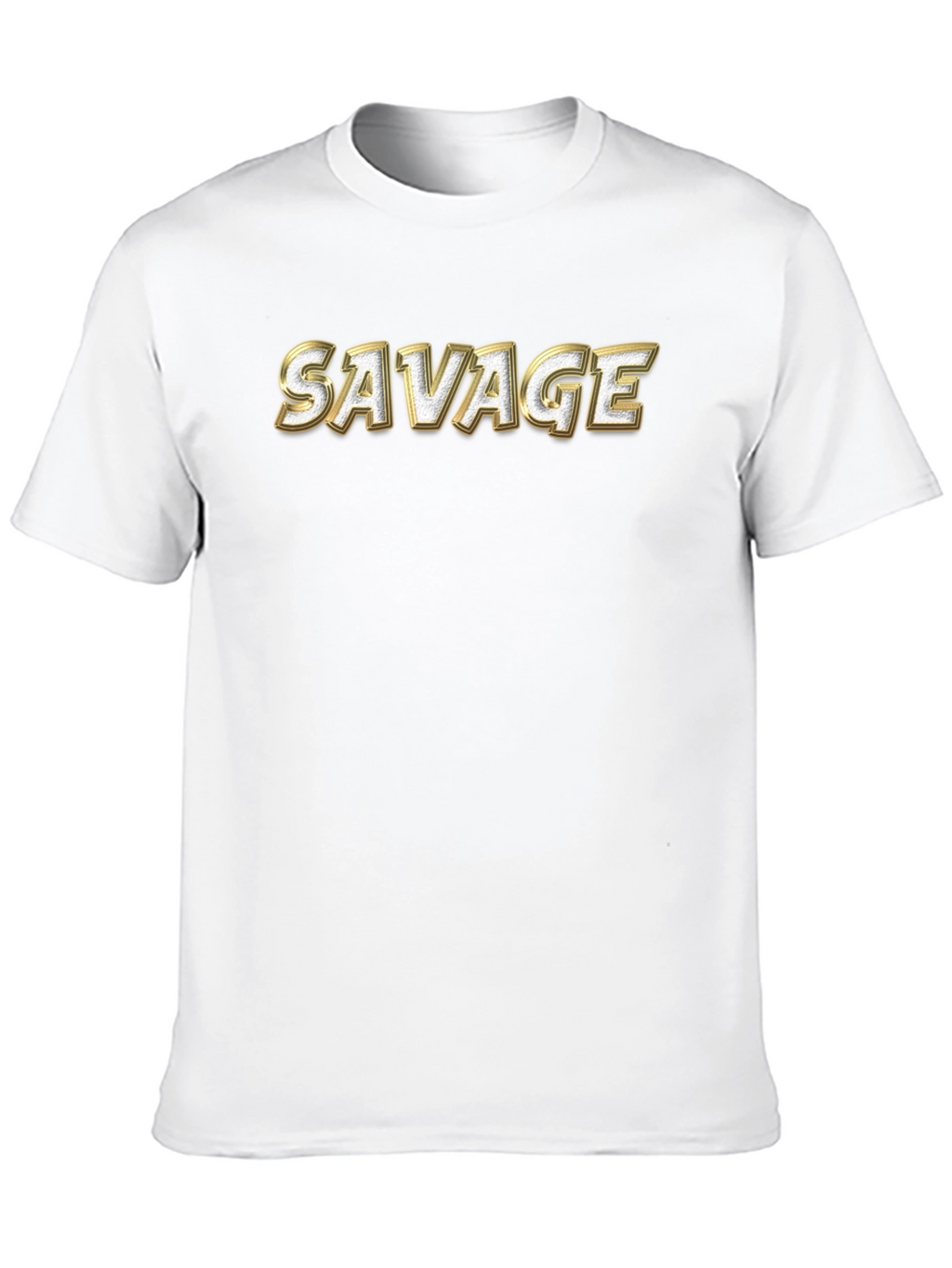 Savage Graphic Print Crew Neck T-Shirt