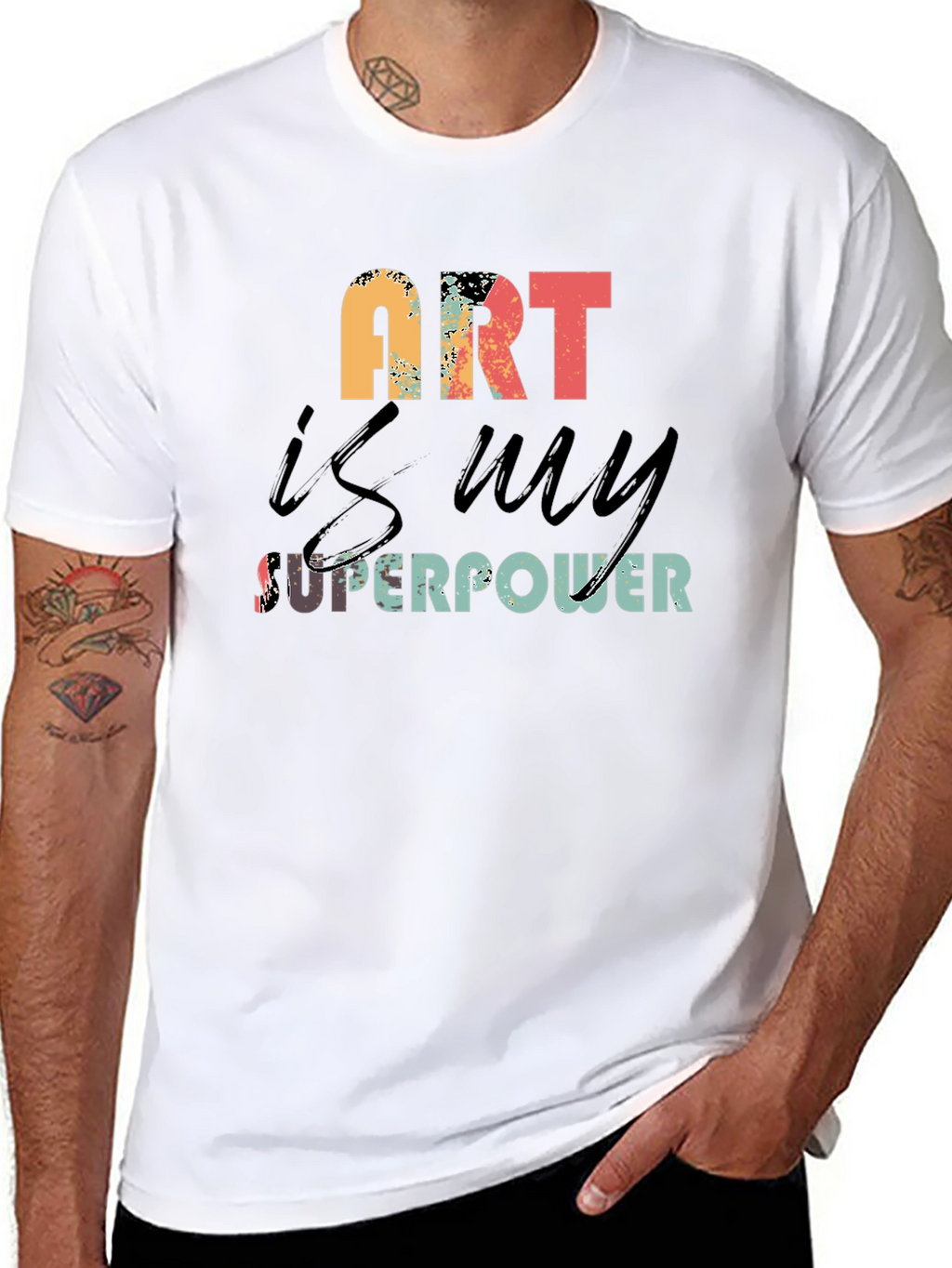 Art Is My Superpower Graphic Tee