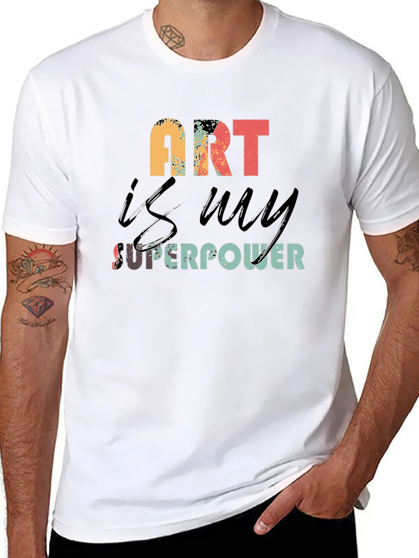 Art Is My Superpower Graphic Tee