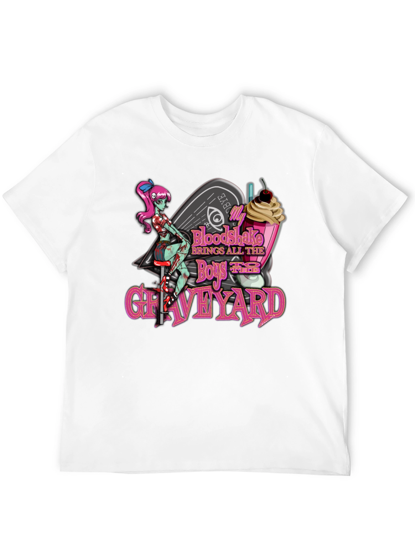 Bloodshake Graveyard Graphic Tee