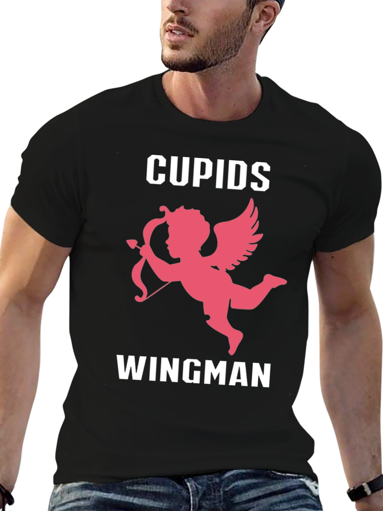 Cupids Wingman T-Shirt - Valentines Day