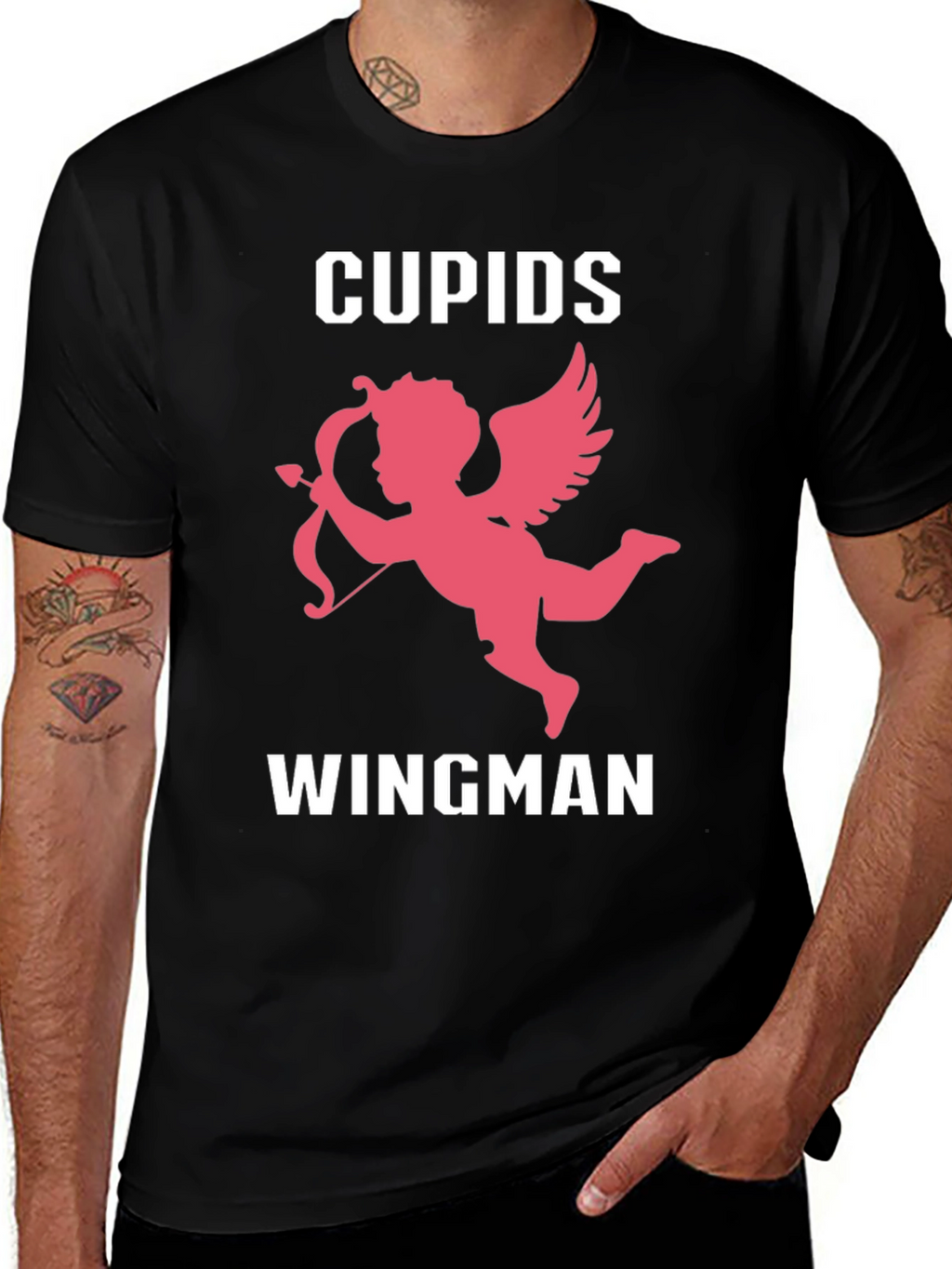Cupids Wingman T-Shirt - Valentines Day