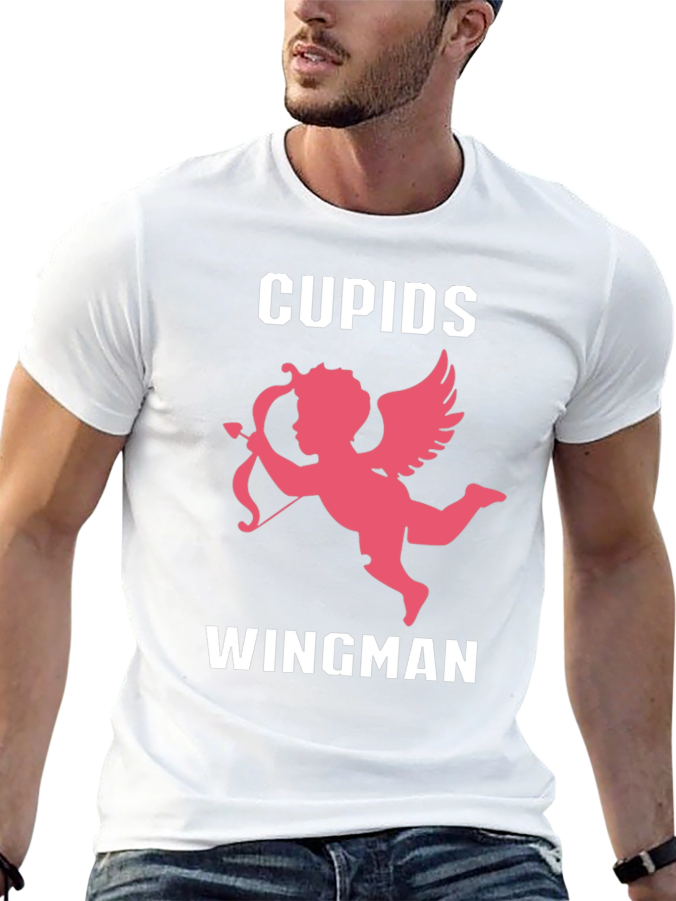 Cupids Wingman T-Shirt - Valentines Day