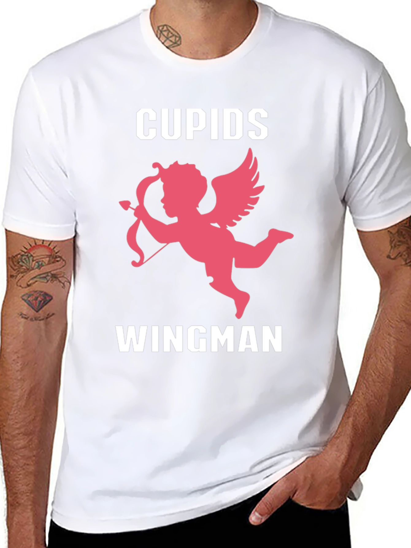 Cupids Wingman T-Shirt - Valentines Day