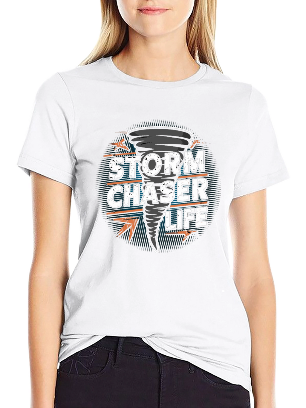 Storm Chaser Life Graphic Tee - Black