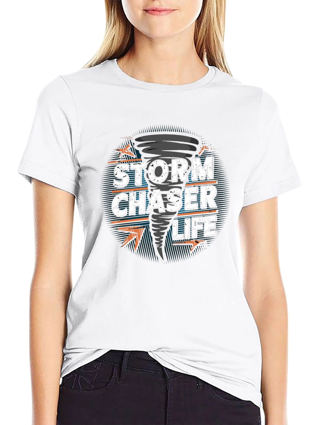 Storm Chaser Life Graphic Tee - Black