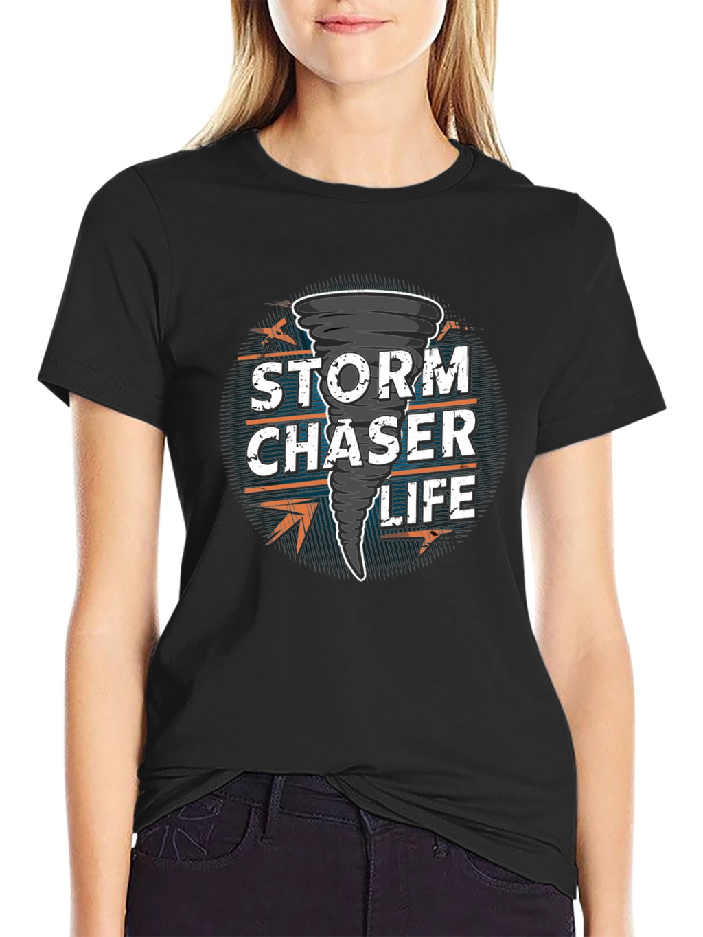 Storm Chaser Life Graphic Tee - Black