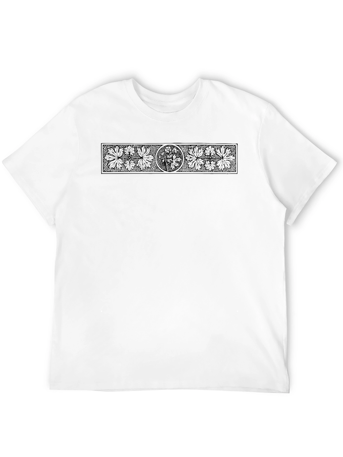 Black Floral Graphic Tee - Stylish Comfort