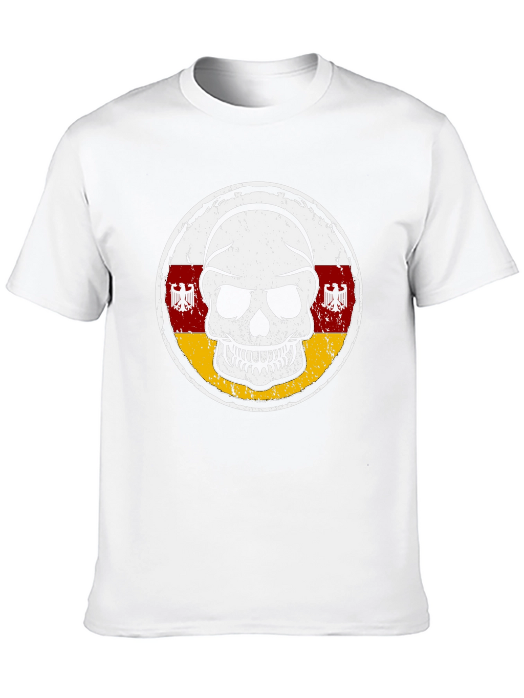Skull South Ossetia Flag T-Shirt