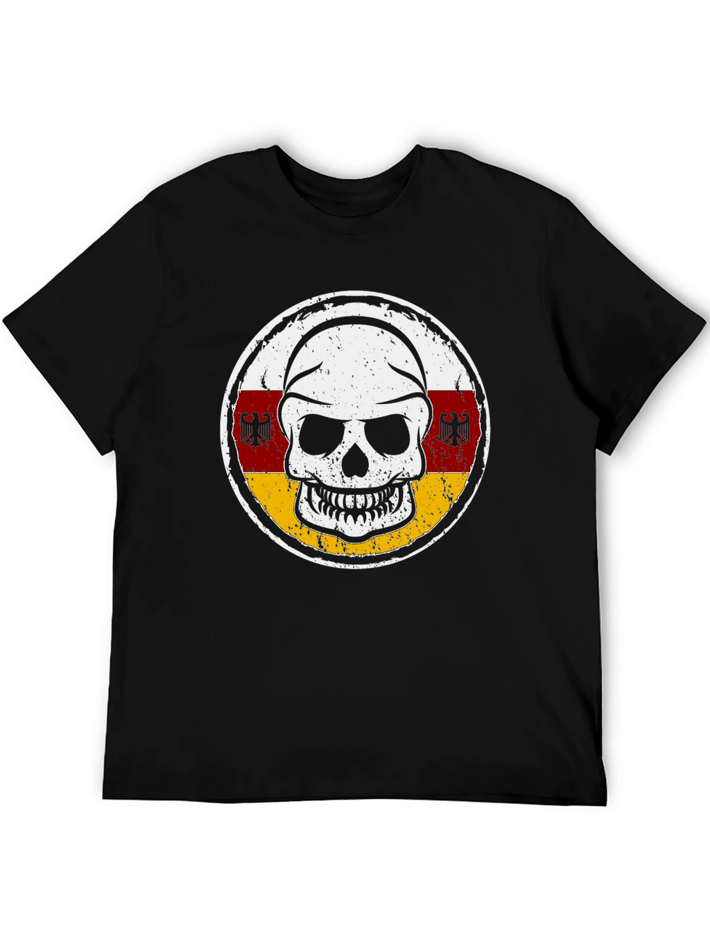 Skull South Ossetia Flag T-Shirt