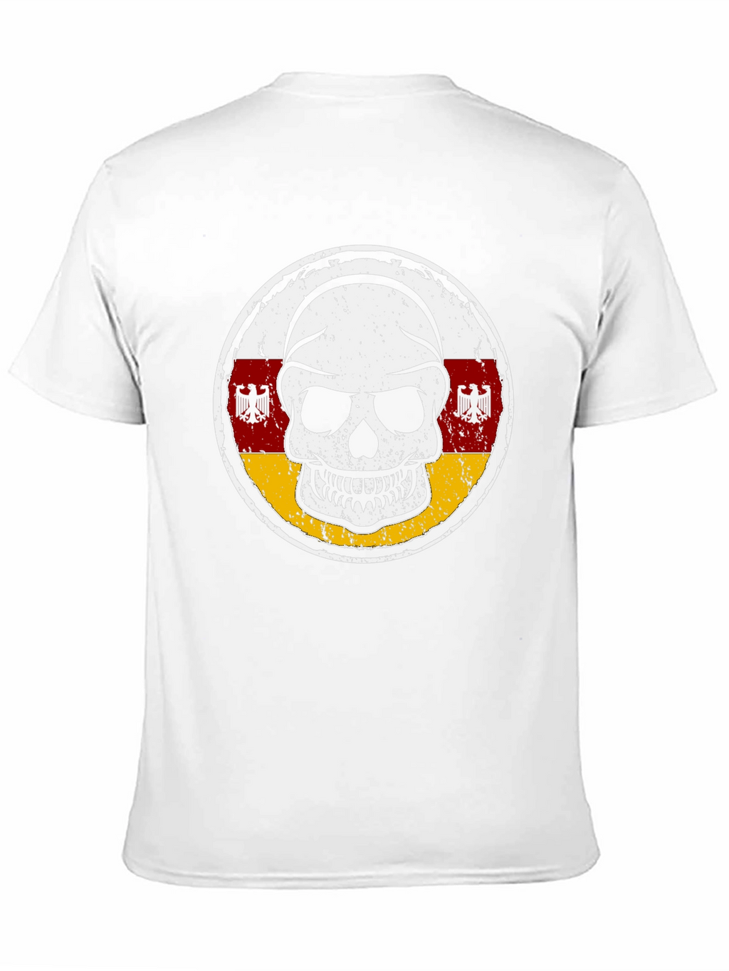 Skull South Ossetia Flag T-Shirt