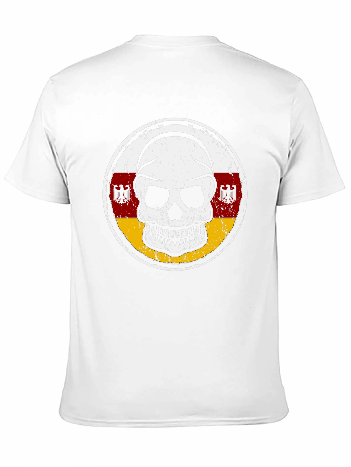 Skull South Ossetia Flag T-Shirt
