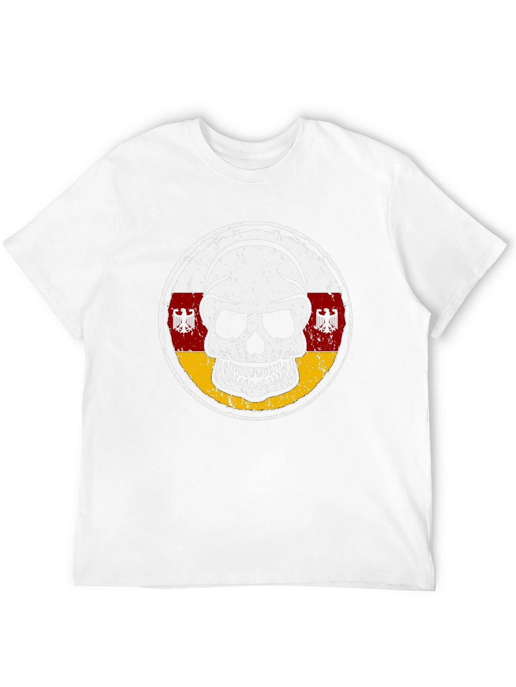Skull South Ossetia Flag T-Shirt