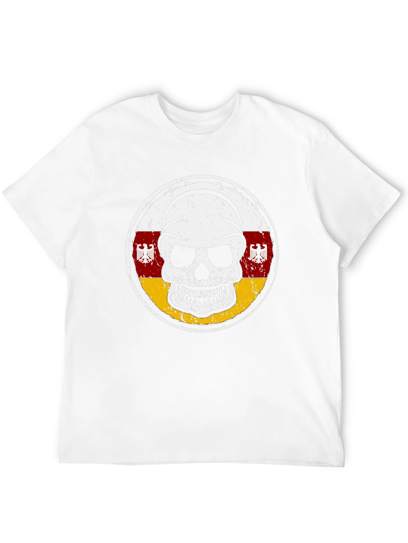 Skull South Ossetia Flag T-Shirt