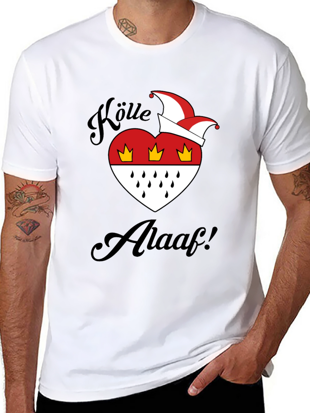Köln Alaaf T-Shirt - Cologne Carnival Heart