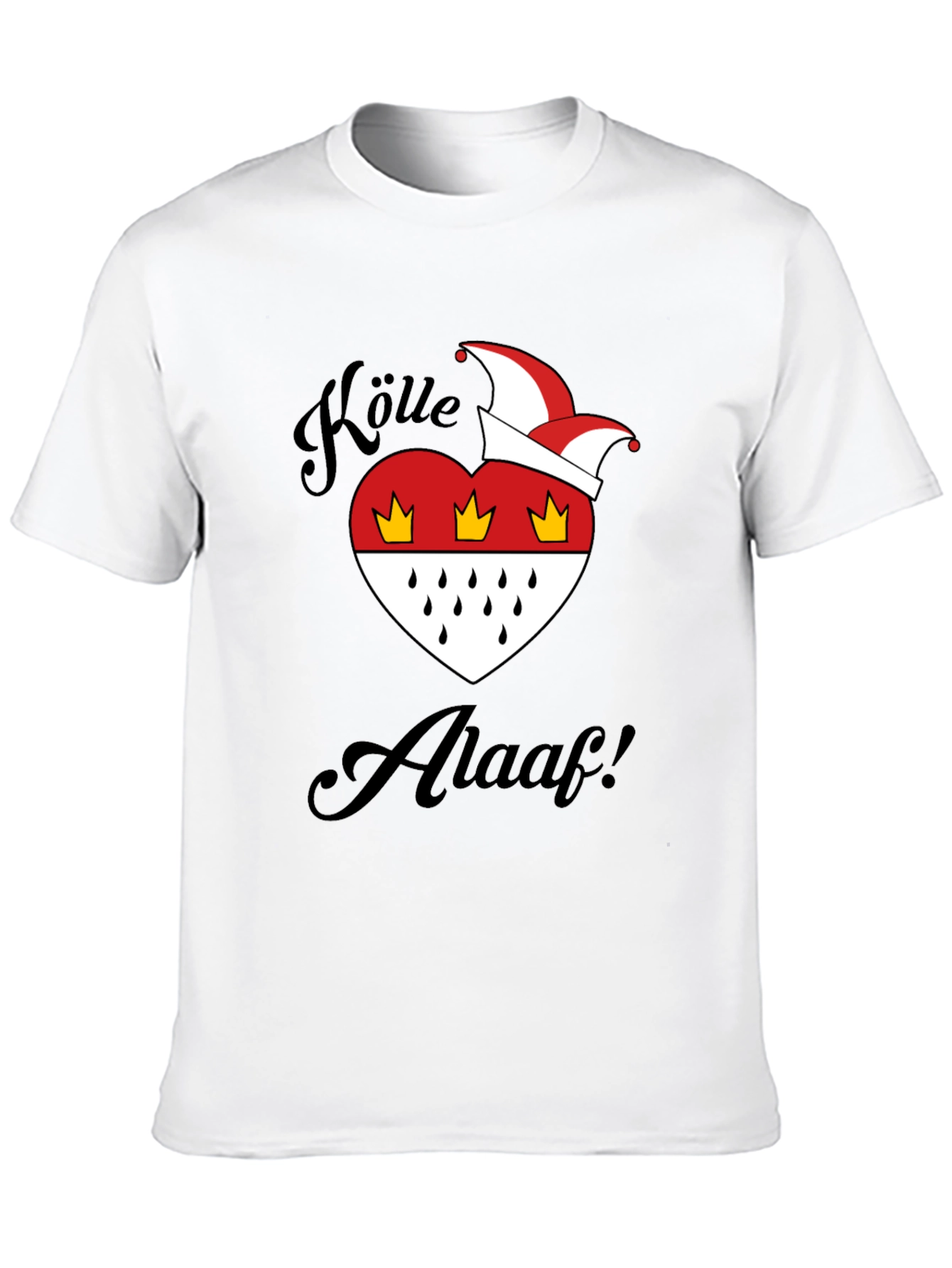 Köln Alaaf T-Shirt - Cologne Carnival Heart