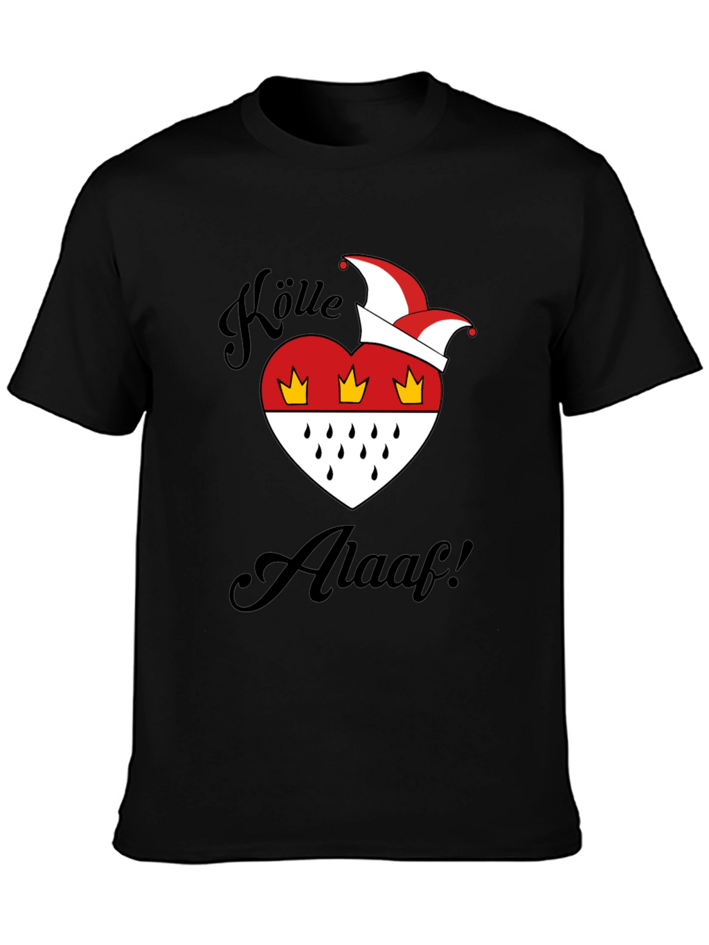 Köln Alaaf T-Shirt - Cologne Carnival Heart