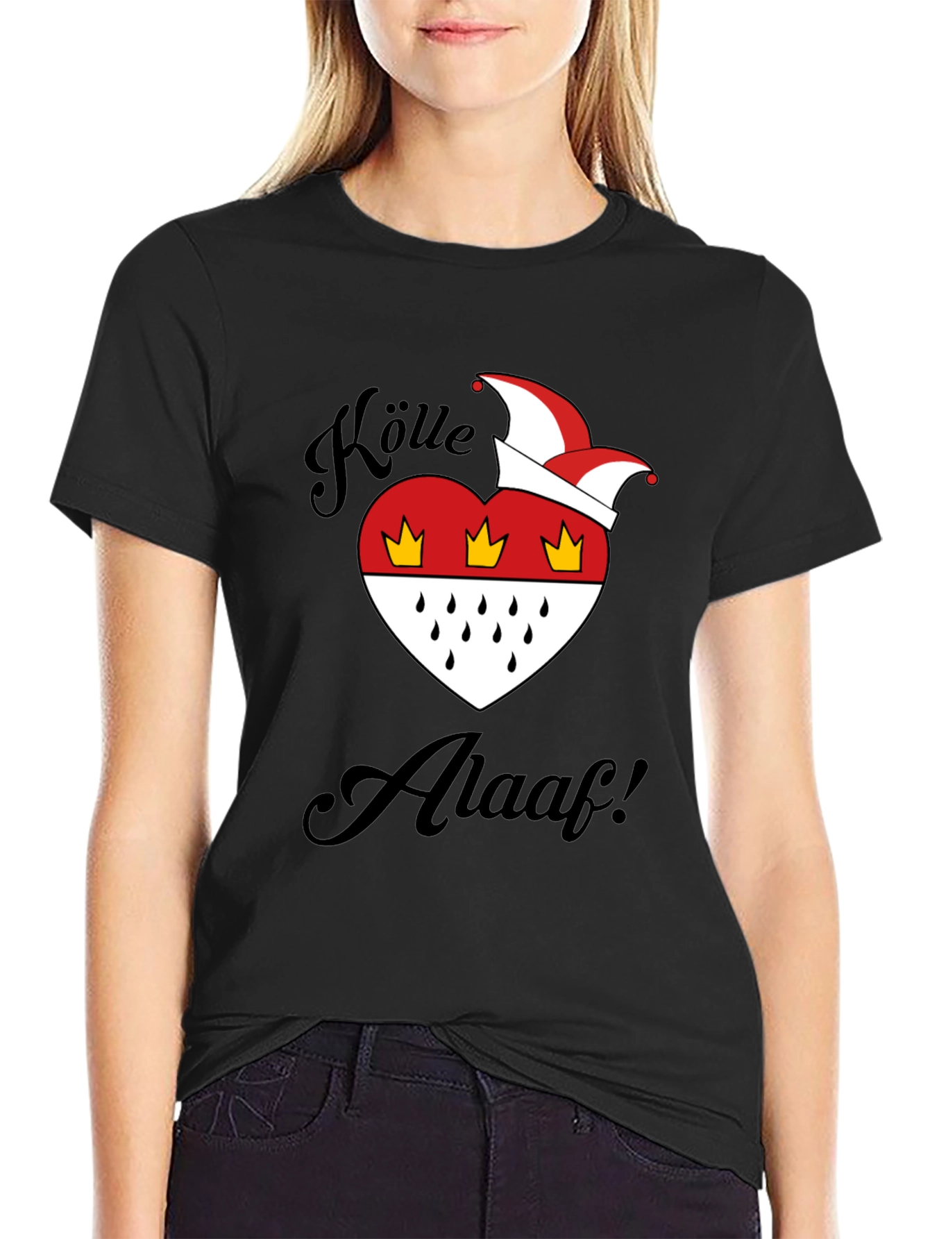 Köln Alaaf T-Shirt - Cologne Carnival Heart