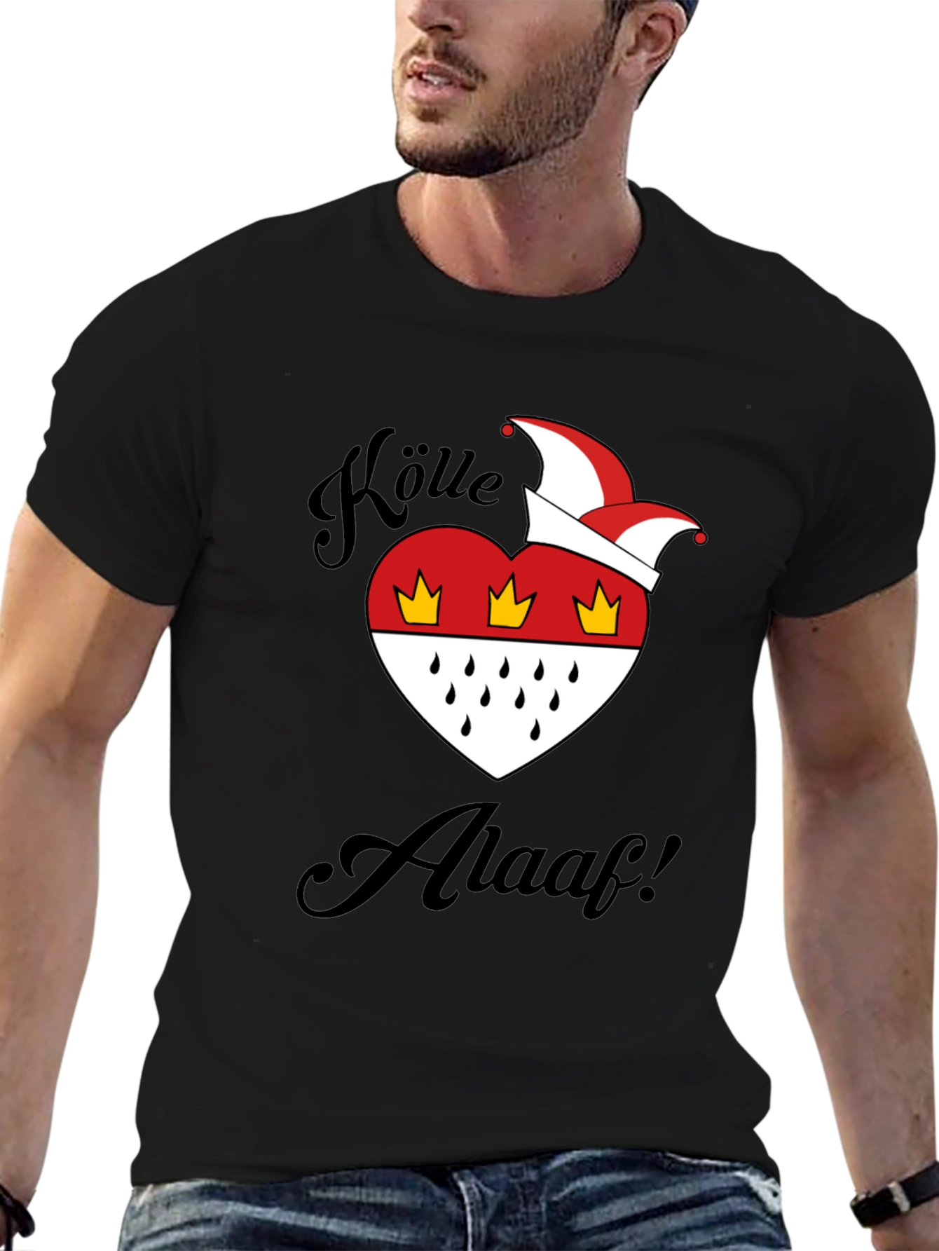Köln Alaaf T-Shirt - Cologne Carnival Heart