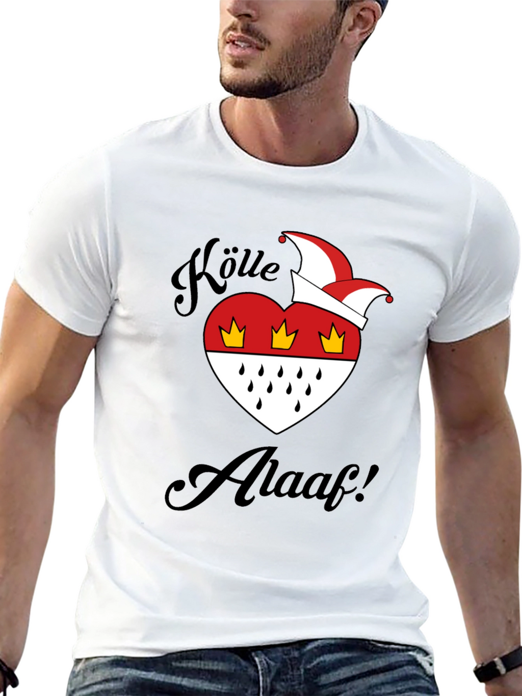 Köln Alaaf T-Shirt - Cologne Carnival Heart