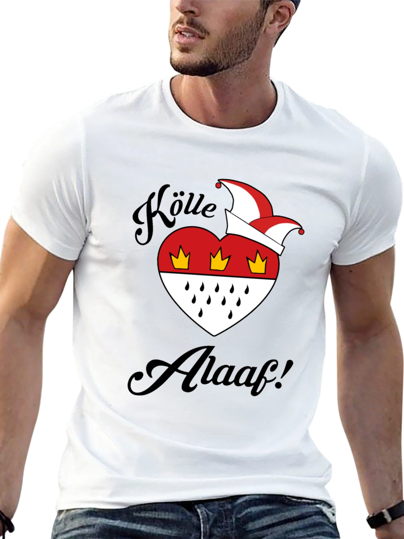 Köln Alaaf T-Shirt - Cologne Carnival Heart