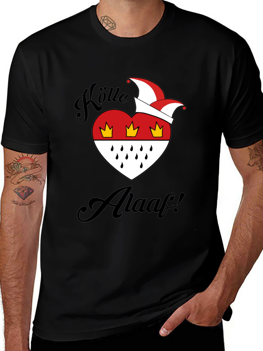 Köln Alaaf T-Shirt - Cologne Carnival Heart