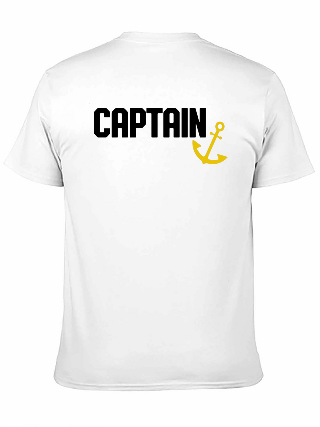 Captain Anchor Black T-Shirt