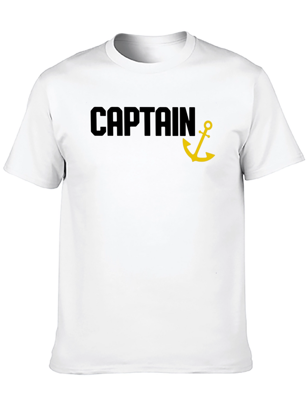 Captain Anchor Black T-Shirt