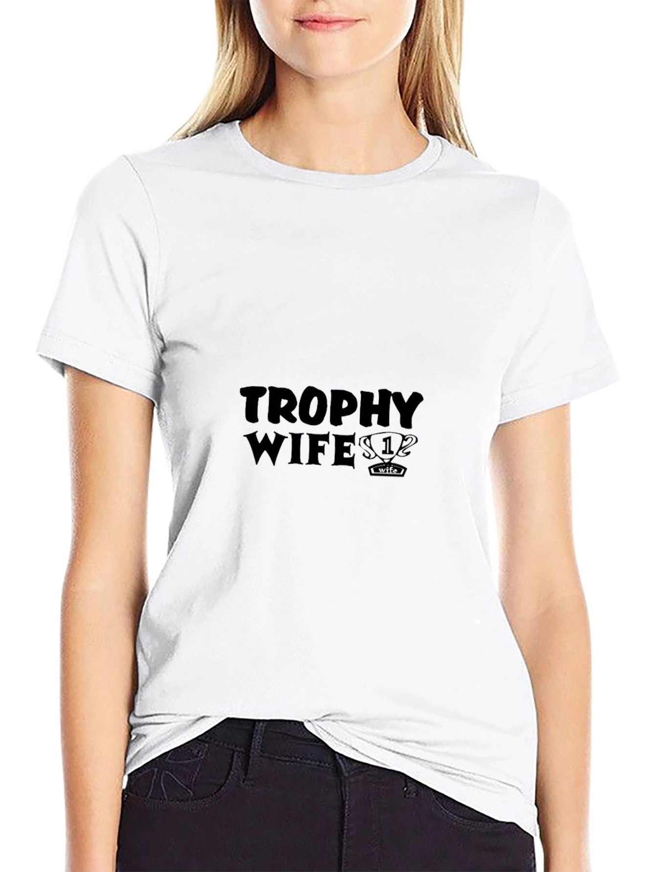 Trophy Wife T-Shirt - Black