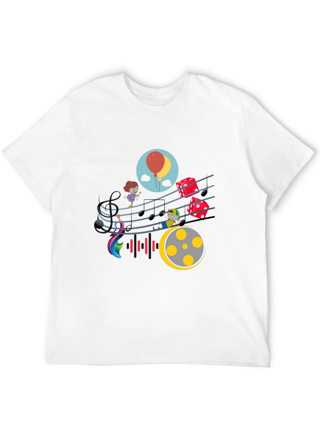 Musical Kids Black T-Shirt