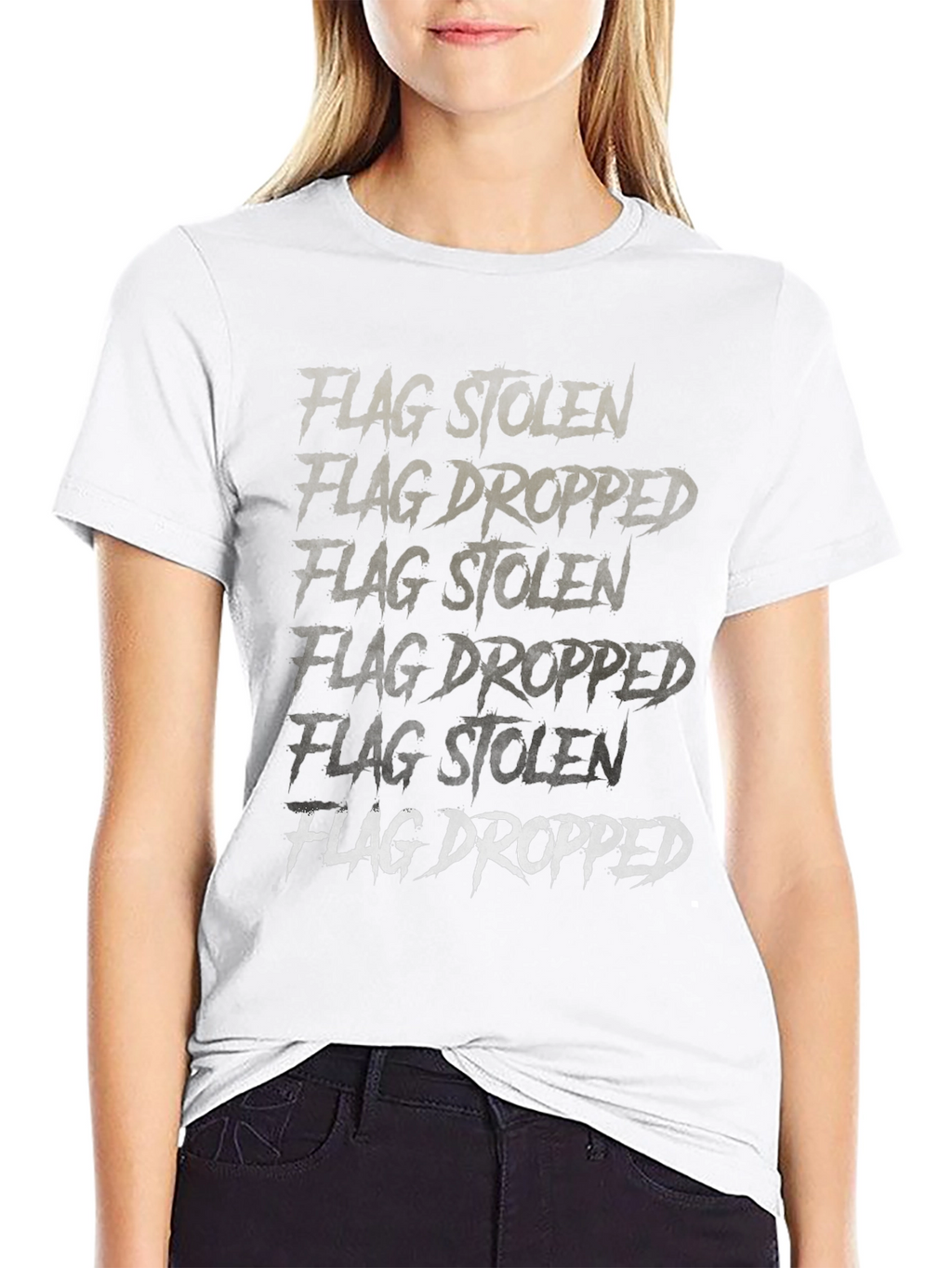 Flag Stolen Dropped Graphic T-Shirt