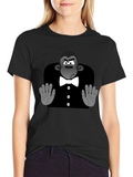 Cartoon Gorilla Tuxedo T-Shirt