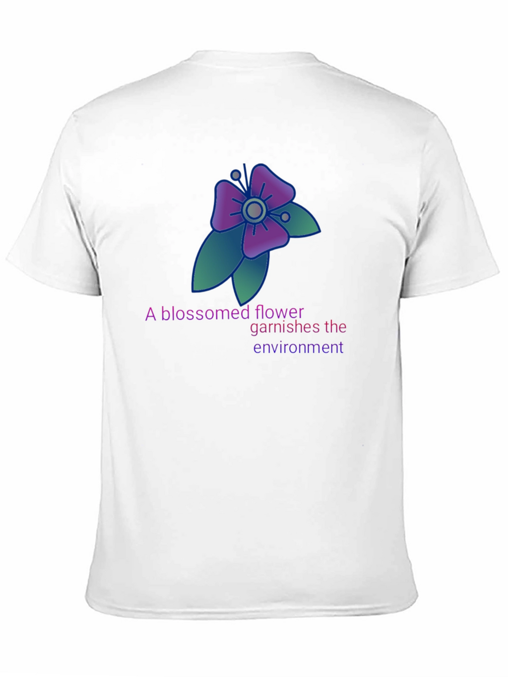 Floral Graphic T-Shirt - Blossomed Flower Design