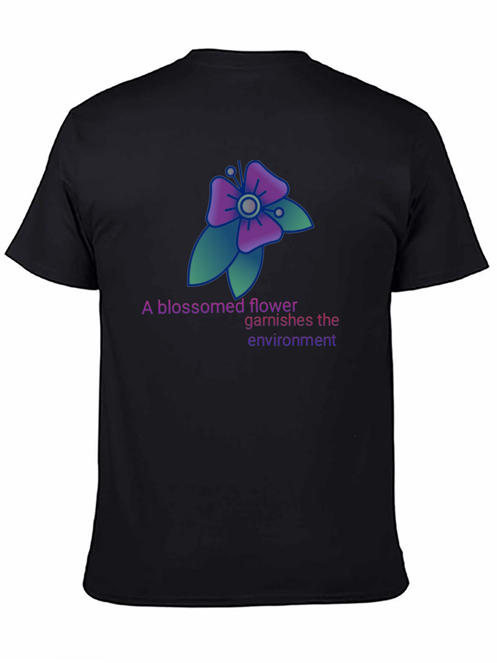 Floral Graphic T-Shirt - Blossomed Flower Design