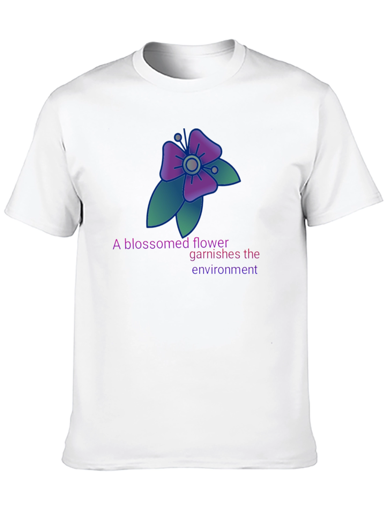 Floral Graphic T-Shirt - Blossomed Flower Design