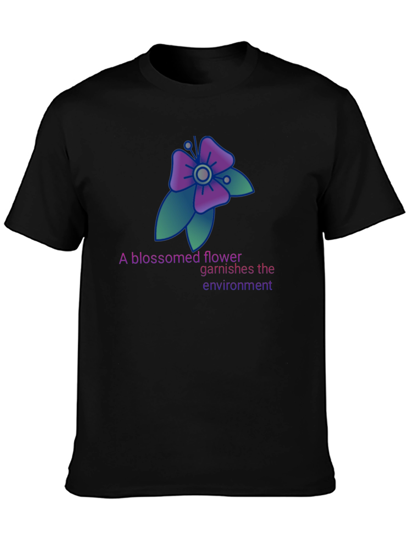 Floral Graphic T-Shirt - Blossomed Flower Design