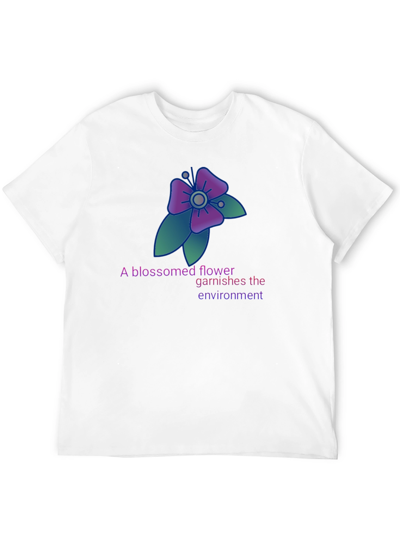 Floral Graphic T-Shirt - Blossomed Flower Design