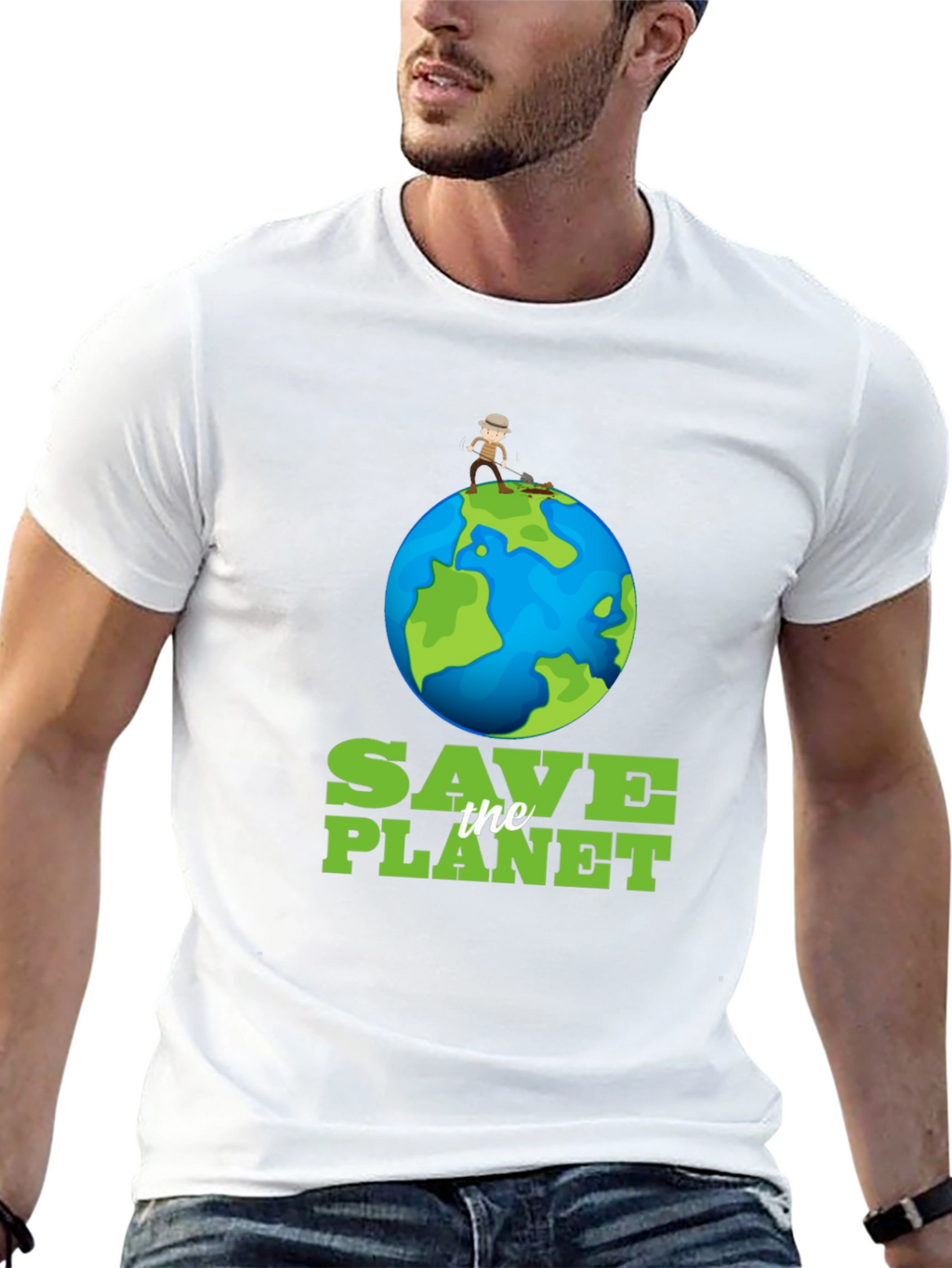 Save the Planet Graphic T-Shirt