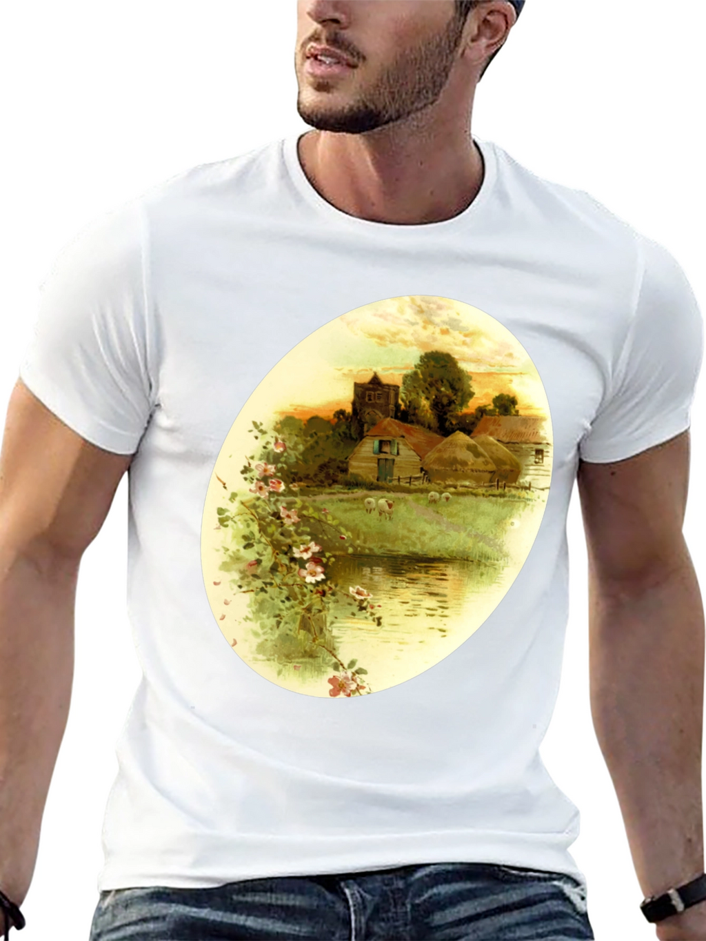 Rustic Farmhouse Art T-Shirt