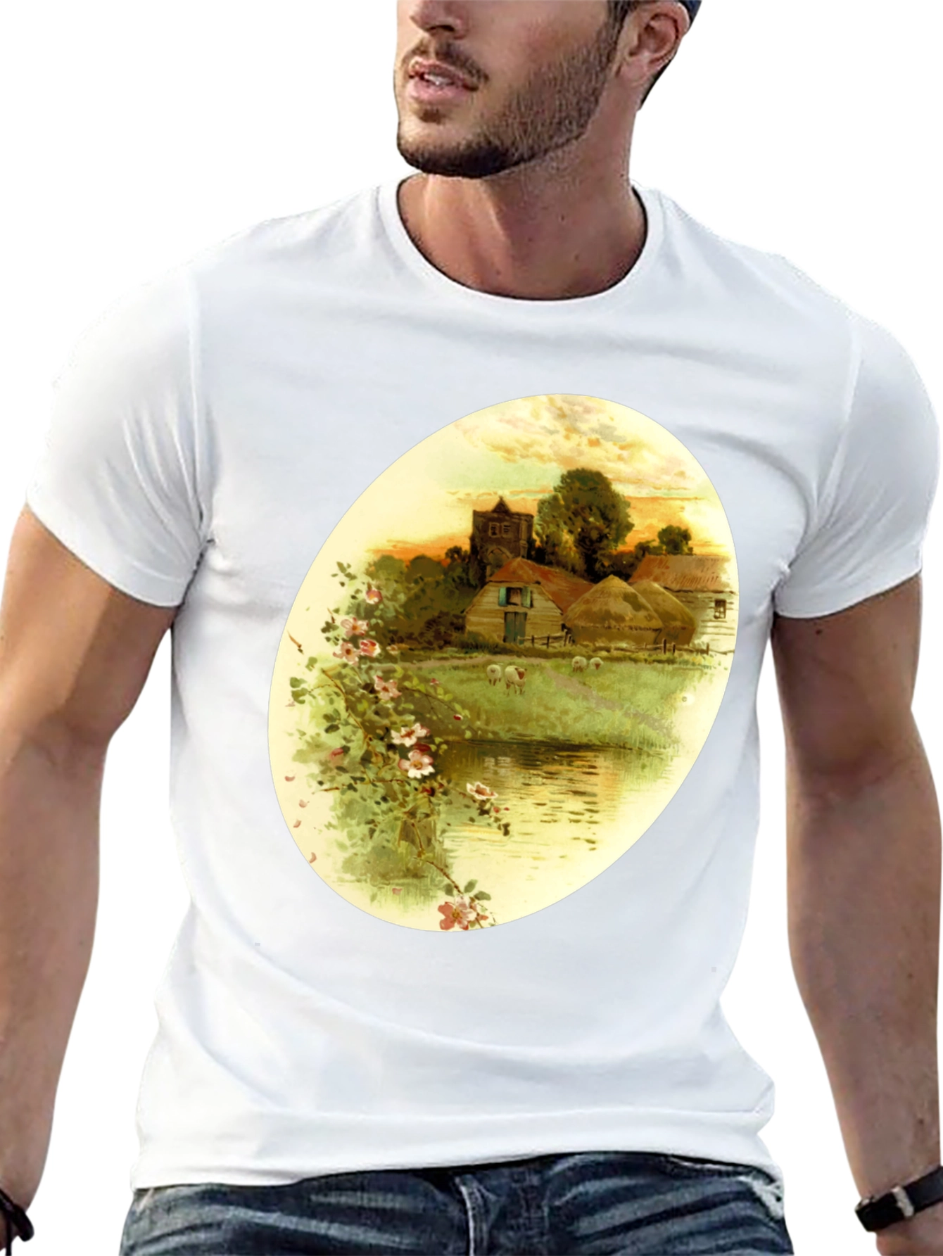Rustic Farmhouse Art T-Shirt