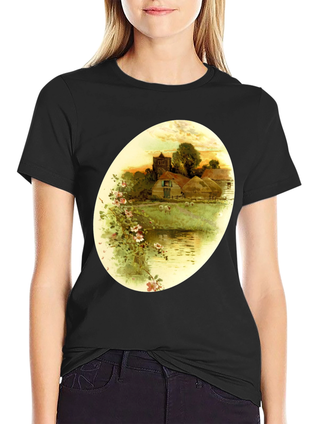 Rustic Farmhouse Art T-Shirt
