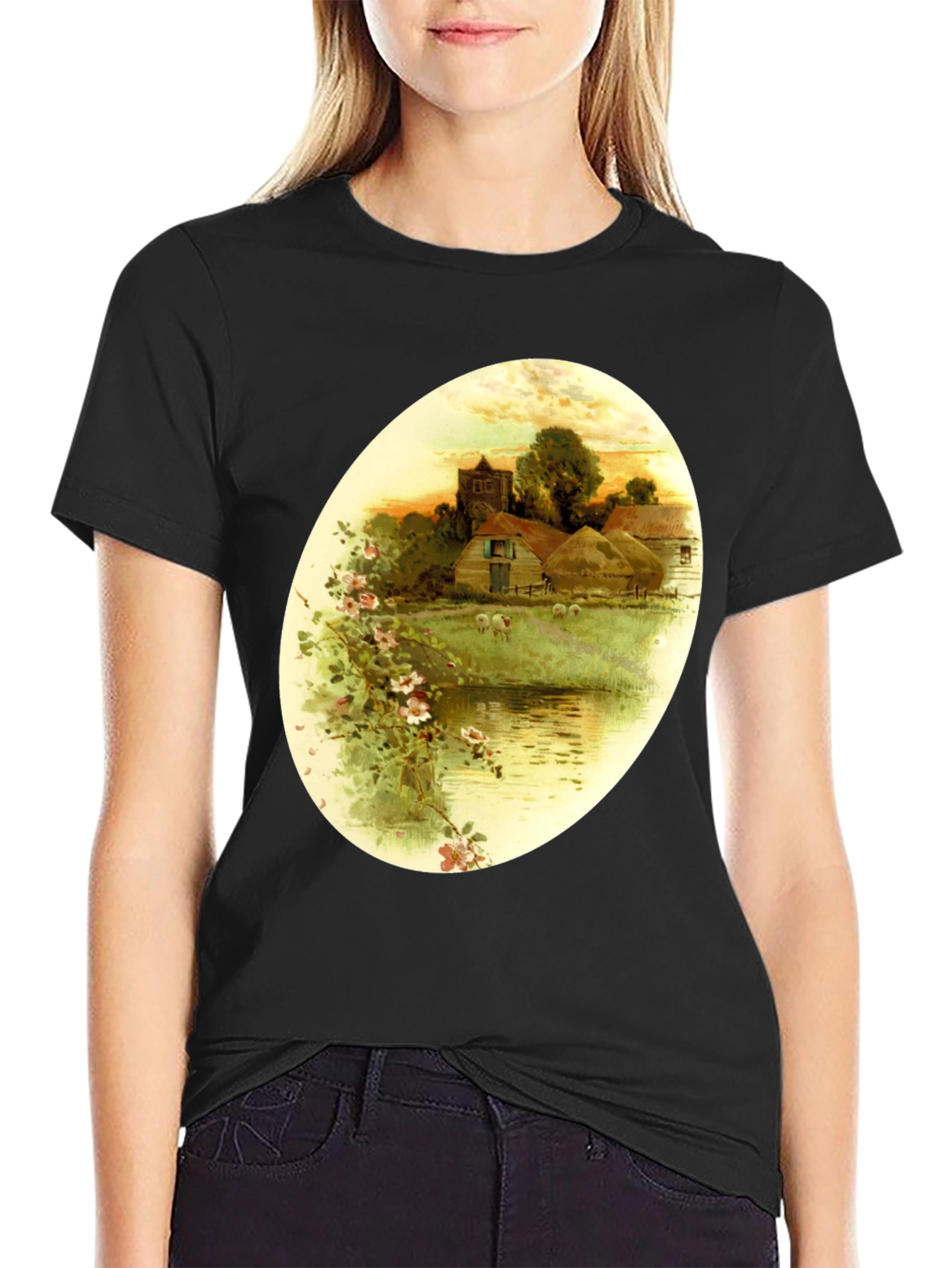 Rustic Farmhouse Art T-Shirt