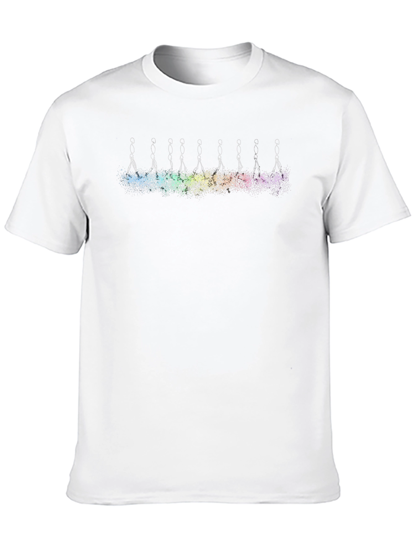 Colorful Gymnastics Silhouette T-Shirt