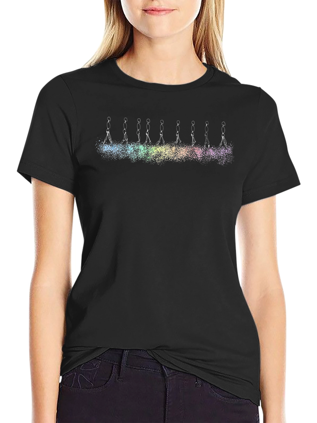 Colorful Gymnastics Silhouette T-Shirt