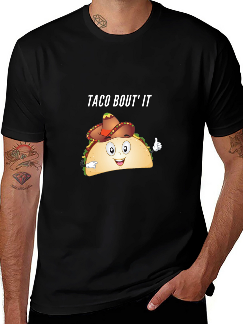 Taco Bout It Funny Graphic T-Shirt