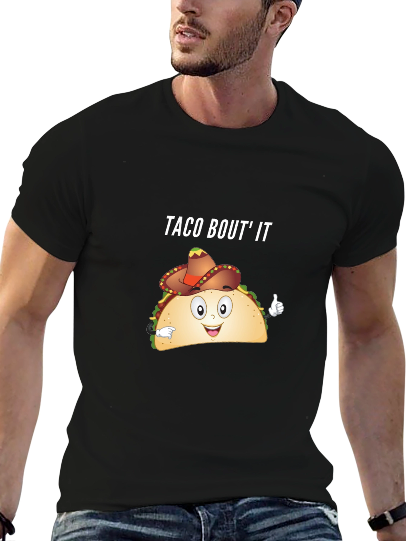 Taco Bout It Funny Graphic T-Shirt