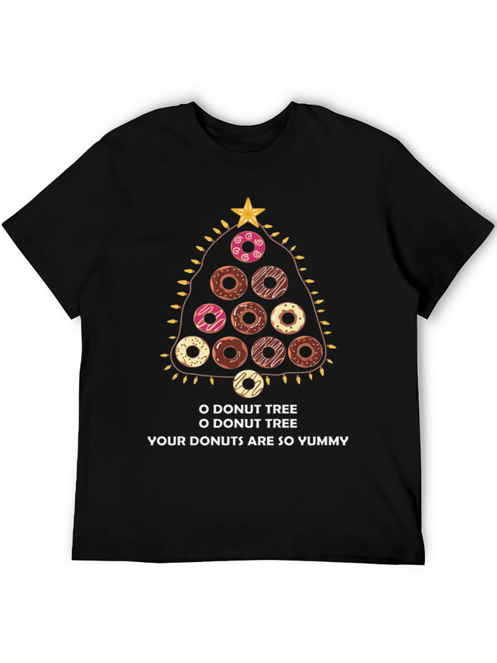 O Donut Tree T-Shirt - Christmas Holiday Tee