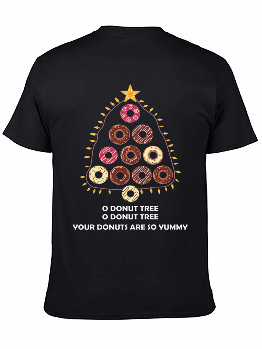 O Donut Tree T-Shirt - Christmas Holiday Tee